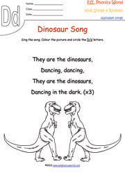 letter-d-song-worksheet